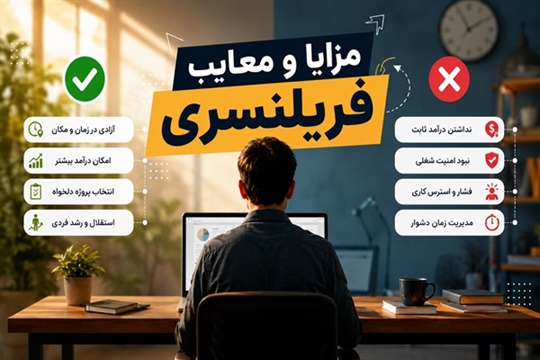 فریلنسری: مزایا و معایب کار آزاد و مستقل